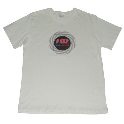 Camiseta Masculina HD Geometric Tropic BEGE-H0419- -1-